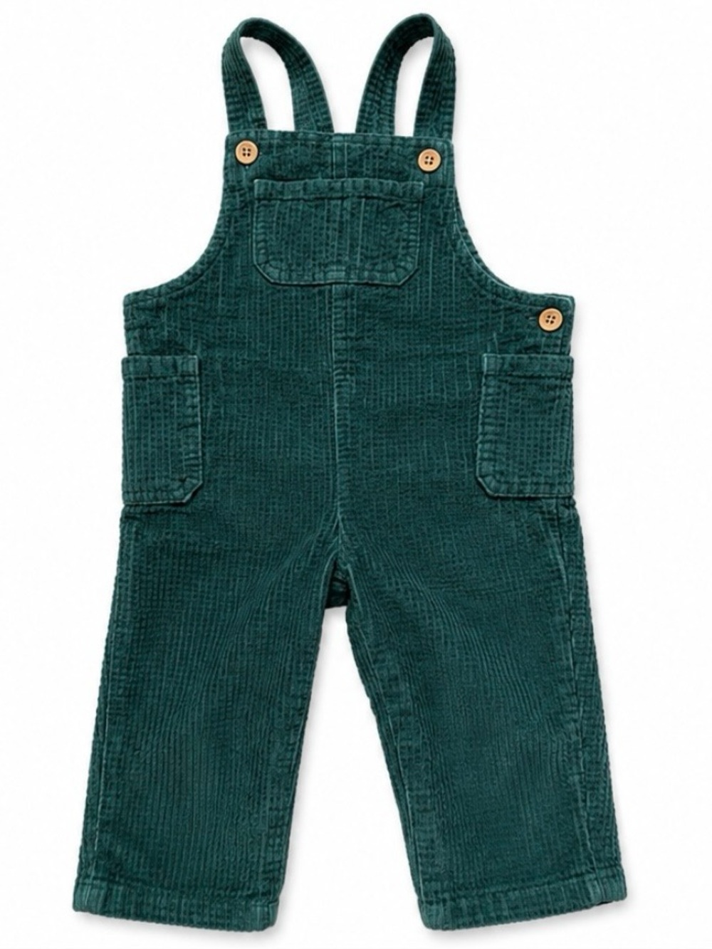 Cat & Jack 18M Green Corduroy Overalls Toddler Baby Boys Bib Pants - Picture 1 of 5